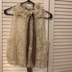 Free People lace top